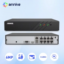 ANNKE 8CH 6MP POE Video Recorder H.265 + NVR Für HD POE 2MP 3MP 4MP 5MP 6MP IP POE Kameras hause