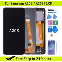 Display LCD con gruppo digitalizzatore touch screen per Samsung A20e A202 A202F, ricambio per schermo LCD SAMSUNG A20e