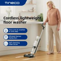 Tineco iFLOOR 3 Breeze Plus Odkurzacz na mokro i sucho Bezprzewodowy odkurzacz do podłóg i mop Jednosstopniowy czyszczenie twardych podłóg
