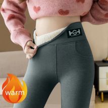 2023 Winter verdicken Lamm wolle Leggings Frauen warme Fleece Hosen weibliche Thermo Leggins hohe Taille dünne Leggins Winters trumpf hose