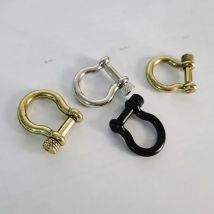 Großhandel Bogen Schäkel Outdoor Survival Schnalle Hufeisen Schnalle Verbindung Verschluss DIY Schmuck Machen