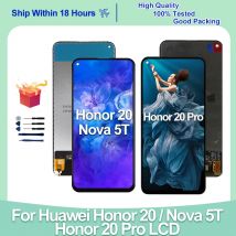 CHOICE 6,26 "IPS Für Huawei Honor 20 LCD Honor 20 PRO Display YAL-L21 Touchscreen Digitizer Montage Für HUAWEI NOVA 5T Display