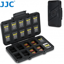 JJC CFexpress Typ A Kartenetui, Aufbewahrung, 60 Fächer, Speicherkarten-Organizer, Halterbox für 40 Micro SD 20 CFexpress Typ A-Karten