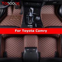 YOGOOGE Custom Car Fußmatten für Toyota Camry Auto Teppiche Fuß Coche Zubehör