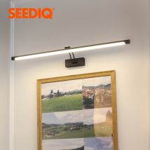 Lampada da parete moderna per interni 80 100 cm Led Applicare applique da parete Nero Argento Illuminazione per bagno Lampada da parete per montaggio a parete
