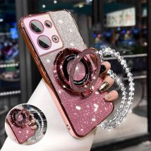 Glitter Crystal Bracelet Phone Holder Case For Huawei Honor X7C X9C X8B X8 X8A X6B X9A X9B X7 X7A X7B X6 X6A Stand Bracket Cover