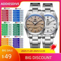 ADDIESDIVE Vendita calda AD2030 Senza LOGO Orologio in acciaio inossidabile 100M Orologi al quarzo impermeabili Orologio da polso da uomo con quadrante in sabbia 3D