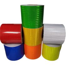 6 Zoll * 16FT wasserdichte reflektierende Bänder glänzend weiß rot fluoreszierend gelb orange selbstklebend hohe Sichtbarkeit Warnung Sicherheitsaufkleber