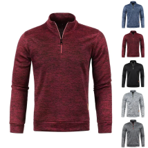 Herren Pullover Herren Verdickter Pullover Half-zip Herren Pullover Hoodie Herren Pullover Herbst Einfarbig Rollkragen Tops