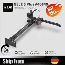 NEJE 5 PLUS A40640 Macchina per Incisione Laser Professionale da Tavolo CNC con APP per Incisione e Taglio su Legno, Acciaio, Pelle, Strumenti Fai-da-Te