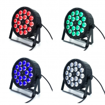 4PCS LED Par light 18pcs 60W RGBWA UV 6in1 Led Stage light professione Illuminazione scenica DJ Wash Light