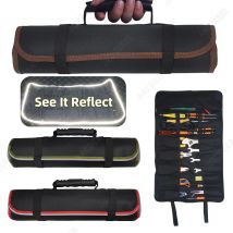 Roll-Up-Werkzeugtaschen-Organizer, 22 Beutel, kompakte tragbare Werkzeug-Aufbewahrungstasche, wasserdichte kleine Werkzeugtasche für Auto, Mechaniker, Elektriker