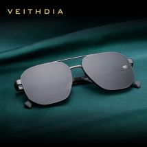 VEITHDIA Vintage Schutzbrille Klassische Männer Polarisierte Angeln Sonnenbrille Im Freien Fahren Radfahren Laufen Brille FH08280