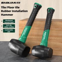 BAOLIAN Solid Rubber Hammer Industrial Grade Multifunction Elastic Tile Installation Hammer Anti Seismic And Anti Bending Hammer