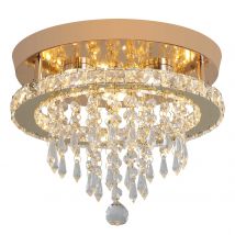 VETRULUS Luxury Crystal Chandelier Lustre Design Gold Modern Led Ceiling Light  Living Room Bedroom Hanging Lamp LightingFixture