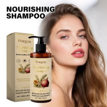 Rotes Zwiebel-Shampoo, Haarwuchs, Anti-Verlust, dickeres Haar, stärkende Haarwurzel, sanfte Reinigung, nährt die Kopfhaut, erfrischendes Shampoo