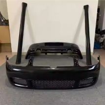 Karosserie-Set für Volkswagen VW Golf 4, MK4, modifiziert auf R32-Stil, vorne und hinten, Stoßstange, Seitenschweller, unlackiertes Autozubehör