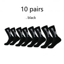 10 Paar neue rutschfeste Fußballsocken für Herren, hochwertige, weiche, atmungsaktive, dicke Sportsocken, Lauf- und Wandersocken