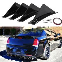 4 pezzi paraurti posteriore per auto diffusore per labbra Splitter Spoiler protezione antigraffio