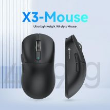 Mouse Bluetooth X3 PixArt PAW3395 Connessione tri-modale 2.4G, 26000 dpi, 650 IPS, mouse da gioco macro leggero da 49 g