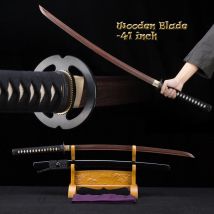 Hochwertiges japanisches Katana-Holzschwert, Iaito-Trainingsschwert, Musashi-Schwert, 08KT, Dekor, kann individuell angepasst werden