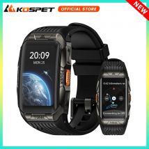 KOSPET TANK X2 Ultra GPS Smart Watch per uomo Schermo curvo 3D 60 giorni Batteria Bussola Altimetro IP69K 5ATM Impermeabile BT Chiamata