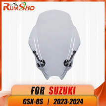 Front Windshield Windscreen For Suzuki GSX8S GSX-8S GSX 8S 2023 2024 Motorcycle Wind Guard Airflow Deflectors Visor Accessories