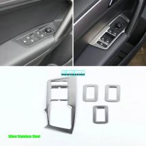 Auto-styling für Volkswagen VW Tiguan 2 Mk2 2017 Bis 2024 Glas Schalter Abdeckung Tür Fenster Taste Dekoration Panel auto Zubehör