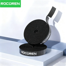 Rocoren Kabel-Organizer, handreißendes Kabel, Drahtwickler, wiederverwendbares USB-Kabel für Telefon, Kopfhörer, Maus, Kabelbinder, Halter, Management