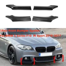1 paar Frontschürze Lip Splitter Spoiler Für BMW F10 F11 M Sport 5 Serie 520i 530i 2011-2017 vorne Diffusor Körper Kits Tuning