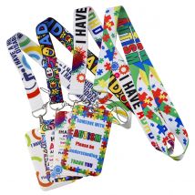 Medical ADHD Lanyard For Keys ID Card Cover Badge Holder Doctor Nurse Phone Key Lanyard Neck Straps Keychain Rope Accessories