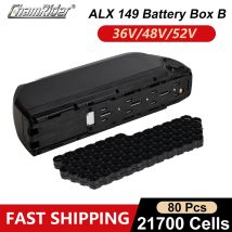 ChamRider ALX149 B opakowanie na baterie 48V dla 21700 Ebike 52V obudowa baterii 36V obudowa 10 s8p 13 s6p 14 s5p