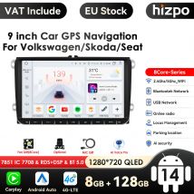 8 + 128G DSP Radio 2din Car Multimedia GPS per VW Passat B6 T5 B7 B8 Golf 5 6 Caddy POLO T5 Touran Android Auto Carplay DAB RDS BT