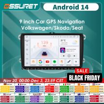 2din Android 14 Car radio for Vw GOLF 5 POLO Sedan PASSAT B6 CC Radio TOURAN SCIROCCO CADDY Jetta Skoda Seat 4G GPS Navi Stereo