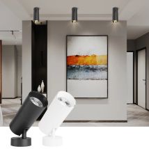 LED-Downlight, verstellbar, 220 V, Deckenleuchte, 10 W, Downlight, runde LED-Panel-Leuchte, Strahler, Deckenleuchte für den Innenbereich, Schienenbeleuchtung