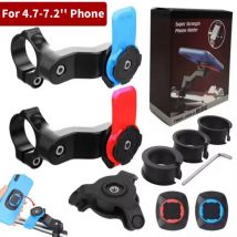 QUAD-LOCK soporte para teléfono para motocicleta y bicicleta soporte para teléfono amortiguador de vibración manillar de bicicleta 360 °   Soporte de navegación giratorio