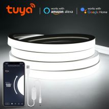Tuya Smart WiFi APP DC 5V USB COB Licht LED Streifen Neon Silica Gel Band Hintergrundbeleuchtung DIY Hause Dekoration arbeit mit Alexa Google Hause