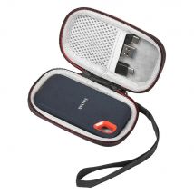 -funda rígida para San Disk SanDisk PSSD E60 / E61 Extreme Portable SSD SDSSD bolsa de almacenamiento de transporte