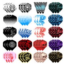 Fox Smiling Dart Flights Set 60PCS Mehrere Stile Bunte PET Darts Flights Professionelle Darts Neu Dart Zubehör