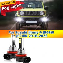 6000K Front Fog Light LED Bulb Accessories Lamp Canbus For Suzuki Jimny 4 JB64W JB74W 2018 2019 2020 2021 22 2023 Plug and Play