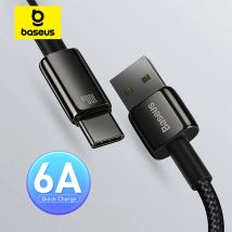 Baseus 100W USB Typ C Kabel für Samsung Pro Schnellladekabel USB-C Ladegerät Datenkabel für Huawei P30 Realme Oneplus Poco F3