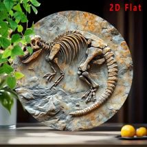 Vintage Dinosaur Fossil Wall Art Home Cafe Kitchen Decor Retro Skeleton Holiday Birthday Gift