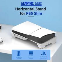 Supporto orizzontale per console di gioco PS5 Slim/Pro Staffa base di raffreddamento antiscivolo per accessori di gioco per console PlayStation 5 Slim