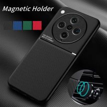 Rugged Non-Slip Case for OPPO Find X8 Pro 5G Protective Cover Magnetic Suction Holder Coque Fundas Capa