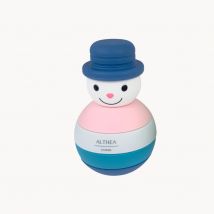 Juguete apilable: muñeco de nieve y árbol de navidad de silicona orgánica para bebés - Althea Living