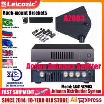 Leicozic Russia Magazzino Combinatore di antenne attive AC41 Sistema IEM Antenna A2003 Antena Splitter 450-960Mhz Distributore di segnale RF