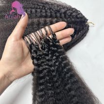 100 gr/teil Feder Häkeln Echthaar Extensions Knotenlose Vorgetrennte Verworrene Gerade Unsichtbare Knoten Menschliches Häkeln Haar Für Frauen