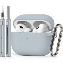 AirPods Pro Case Cover with Cleaner Kit,Soft Silicone Protective Case for Apple AirPod Pro 2nd/1st Generation Case for Women Men