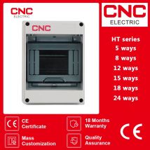 Scatola di derivazioni CNC 5/8/12/15/18/24 vie Scatola di distribuzione elettrica impermeabile esterna Interruttore automatico MCB Power Plastica
