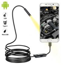 5,5 mm 7 mm Endoskopkamera HD wasserdicht Micro IP67 endoskopisch für Laptop PC Android Mobile Autos Industrie USB Typ C Kameras